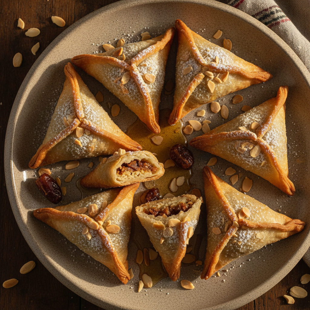 Almond & Honey Briouat (Dairy-Free) — Moroccan Plate recipe photo