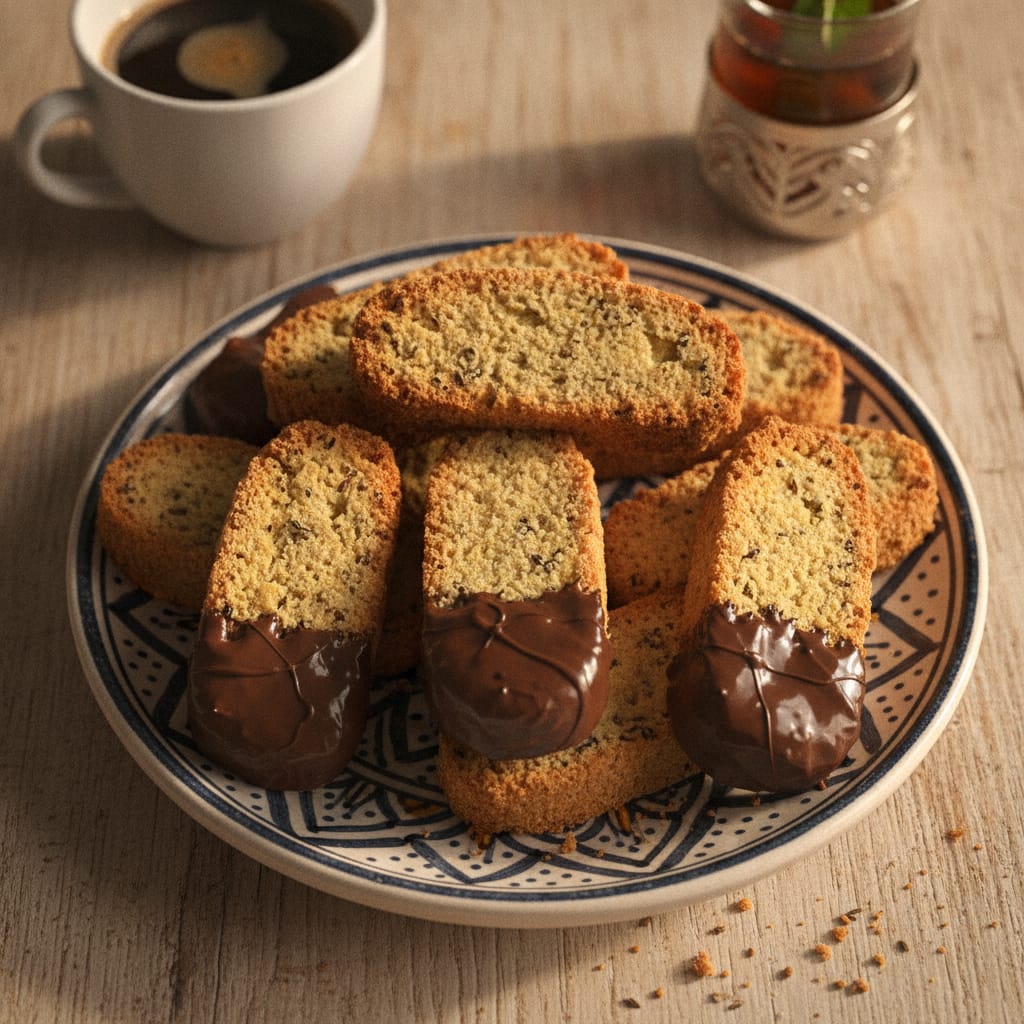Fekkas - Moroccan Biscotti — Moroccan Plate recipe photo