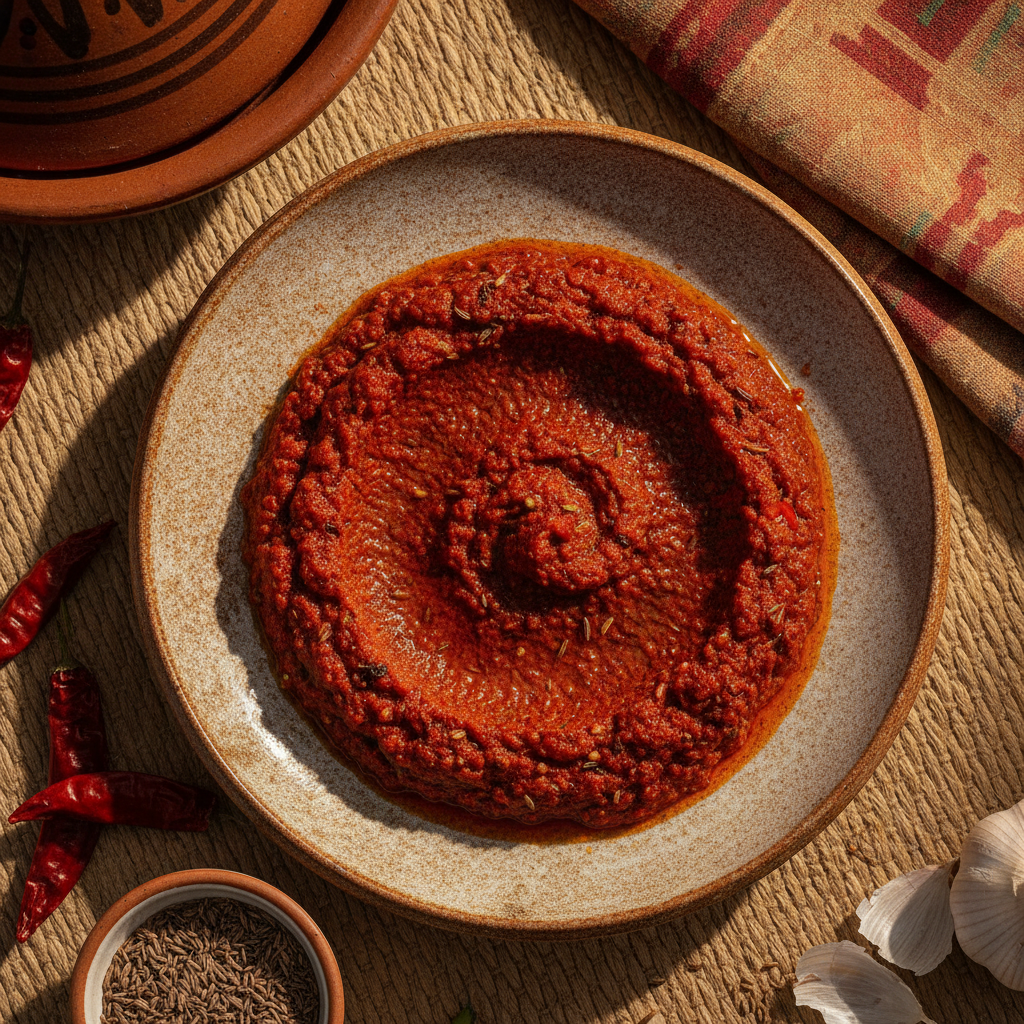 Harissa (Moroccan Chili Paste) — Moroccan Plate recipe photo