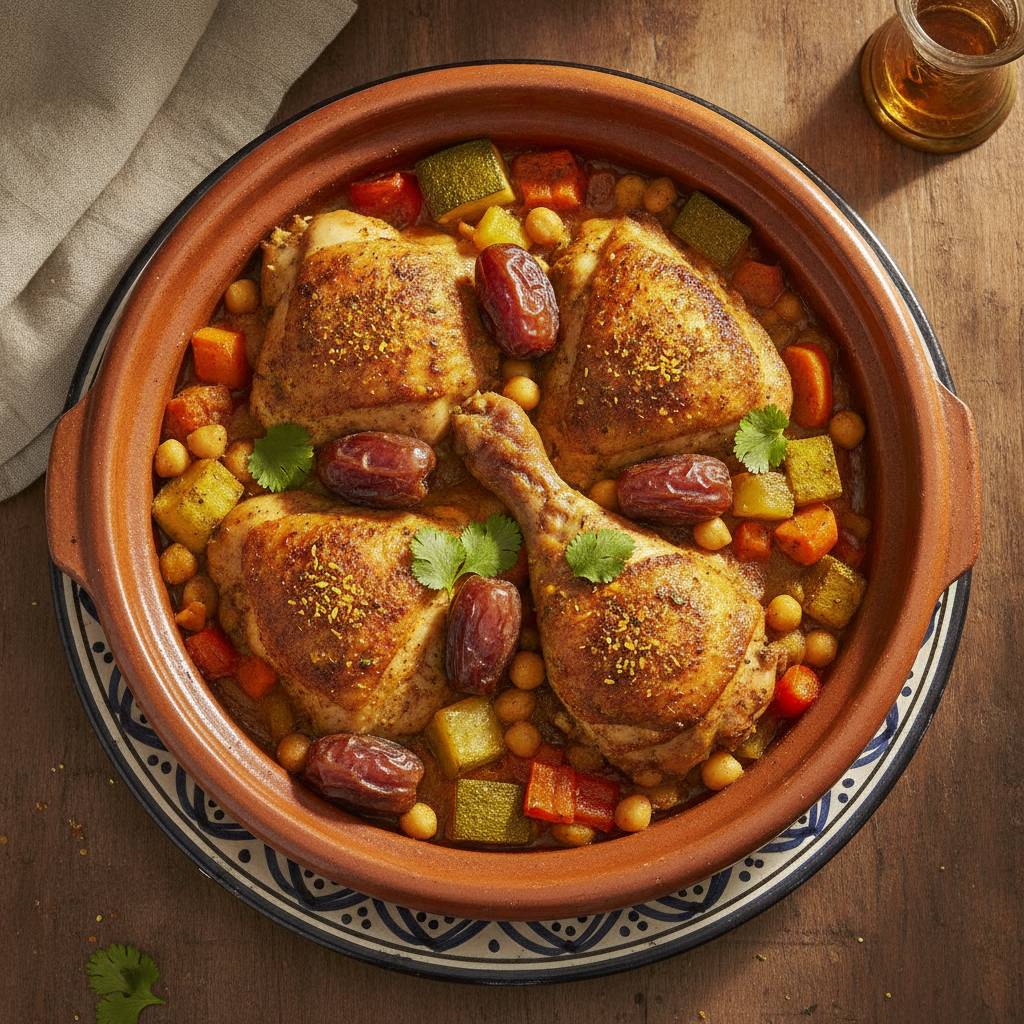 Ras El Hanout & Date Hotdish — Moroccan Plate recipe photo
