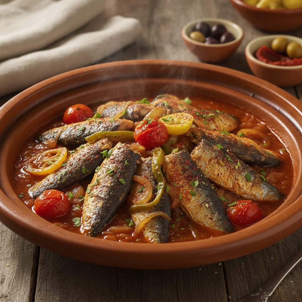 Sardine Tagine — Moroccan Plate recipe photo