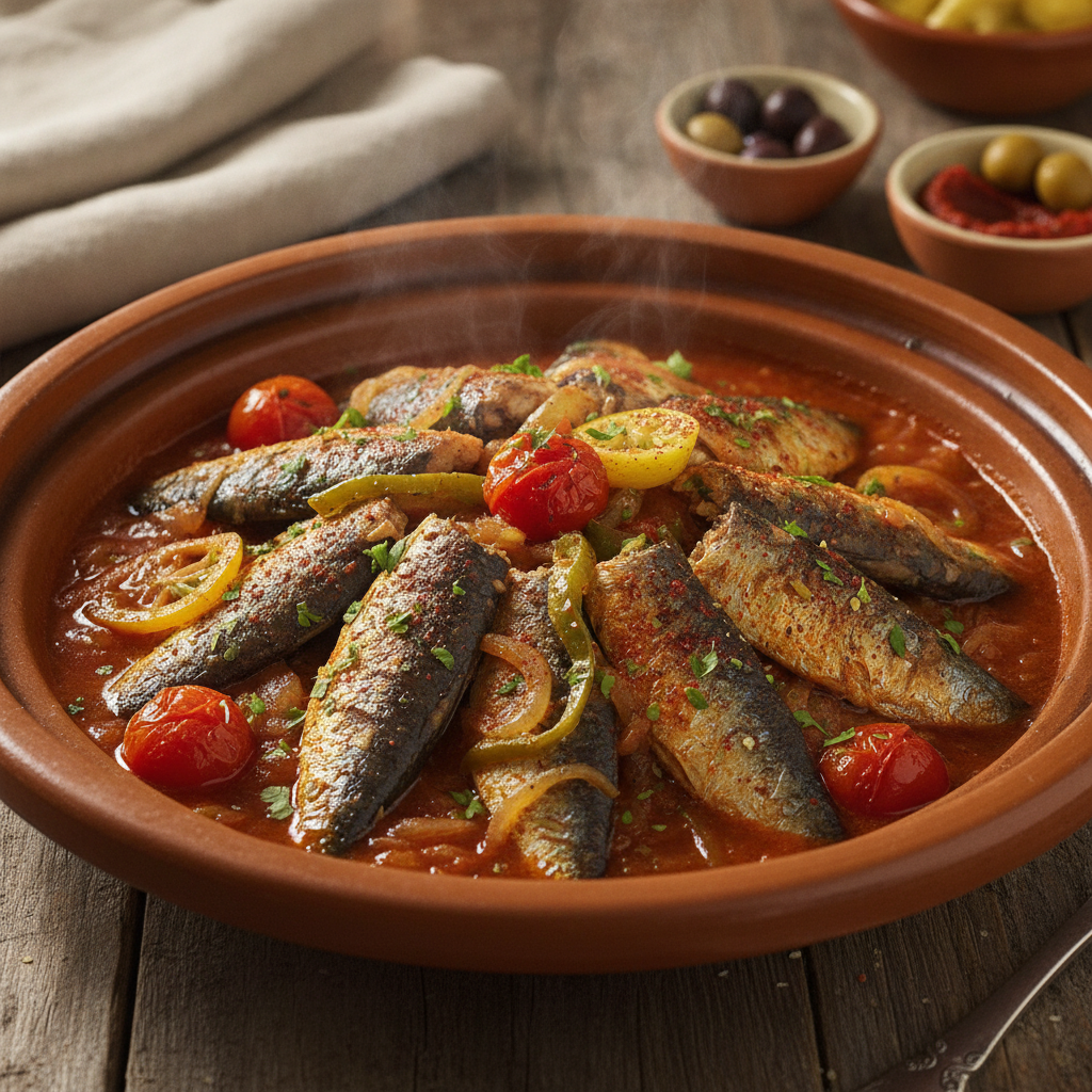 Sardine Tagine — Moroccan Plate recipe photo